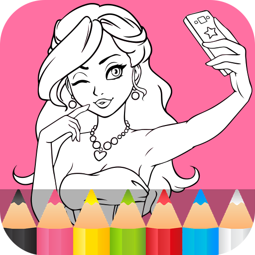 Fashion coloring book