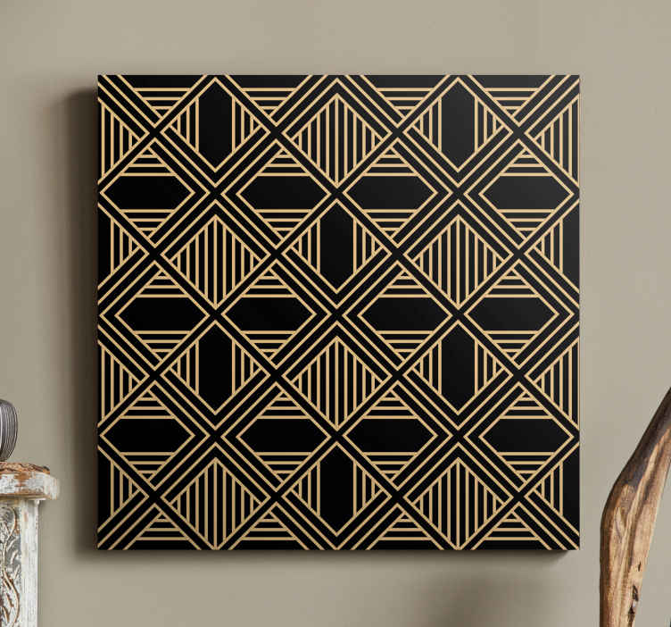 Cuadro salãn art deco gran patrãn de estilo gatsby