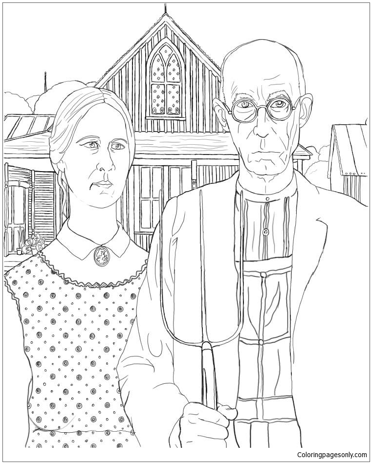 Dibujo para colorear de artistas famosos