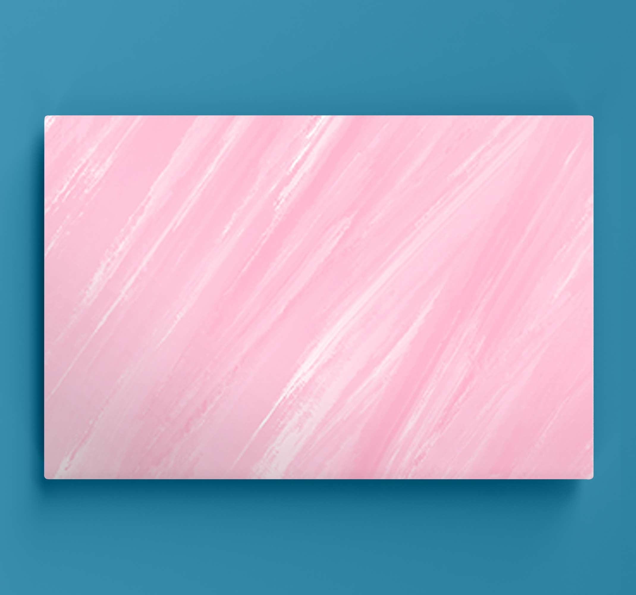 Cuadro artãstico pintura rosa estilo kawaii