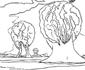 Dibujos de cuadros famosos para colorear
