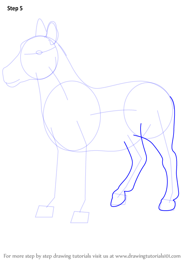 How to draw an quagga other animals step by step