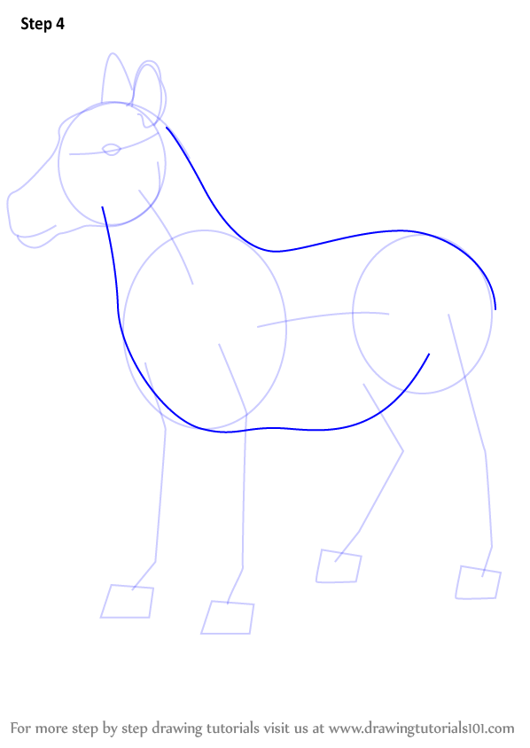How to draw an quagga other animals step by step