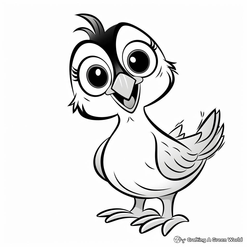 Quail coloring pages