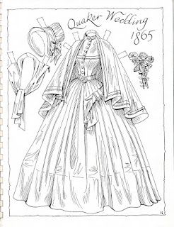 Charles ventura brides paper dolls coloring pages illustration print