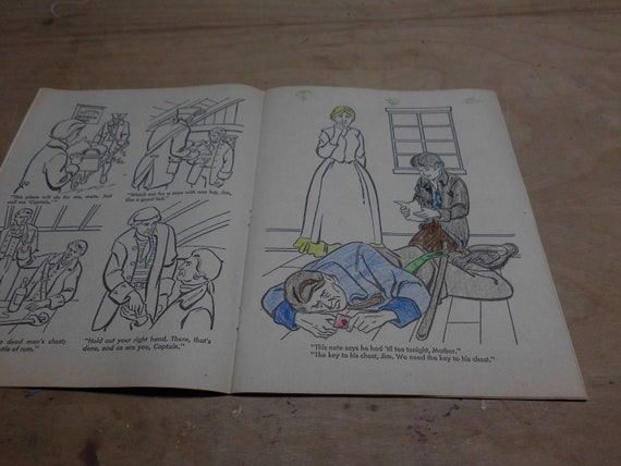 Vintage quaker oats promotional coloring book treasure