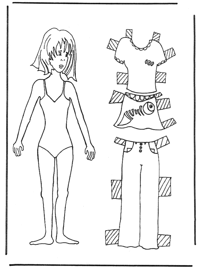 Paper doll mother