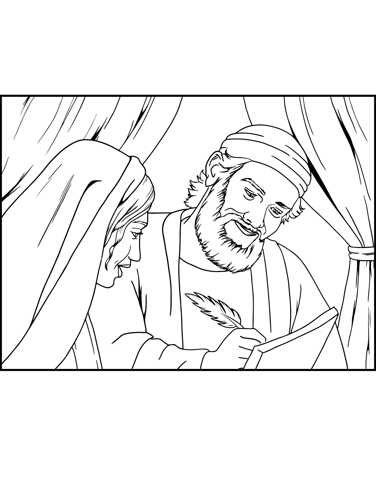 Year b quarter coloring pages starting with jesus