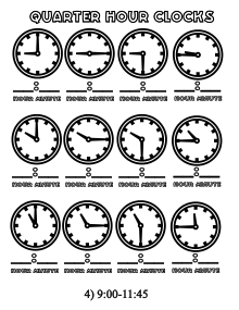 Wikijuniortell time clock coloring bookquarter hrs