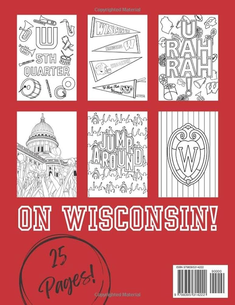 University of wisconsin madison coloring book camilli payton books