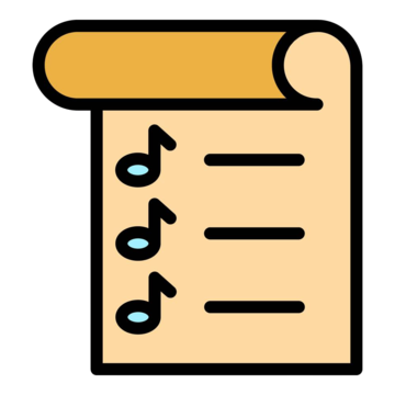 Music sheet icon png images vectors free download