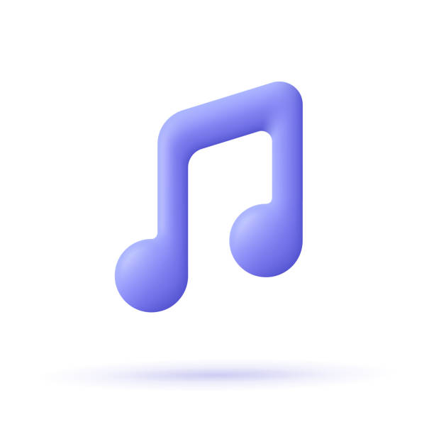 Quarter notes cartoon stock illustrations royalty
