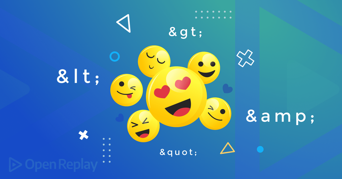 Html entities diacritical marks and emojis