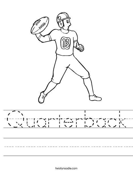 Quarterback worksheet