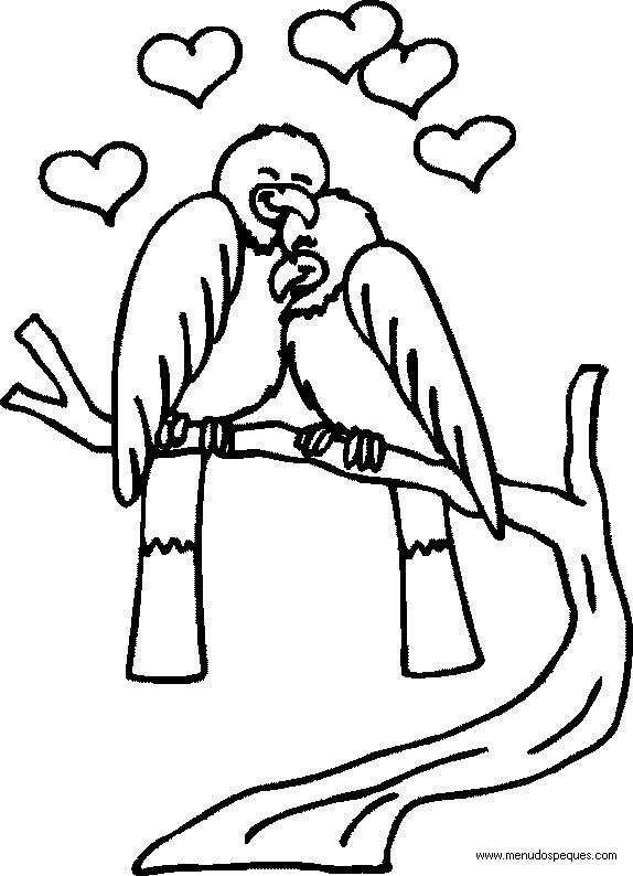 Colorear san valentãn