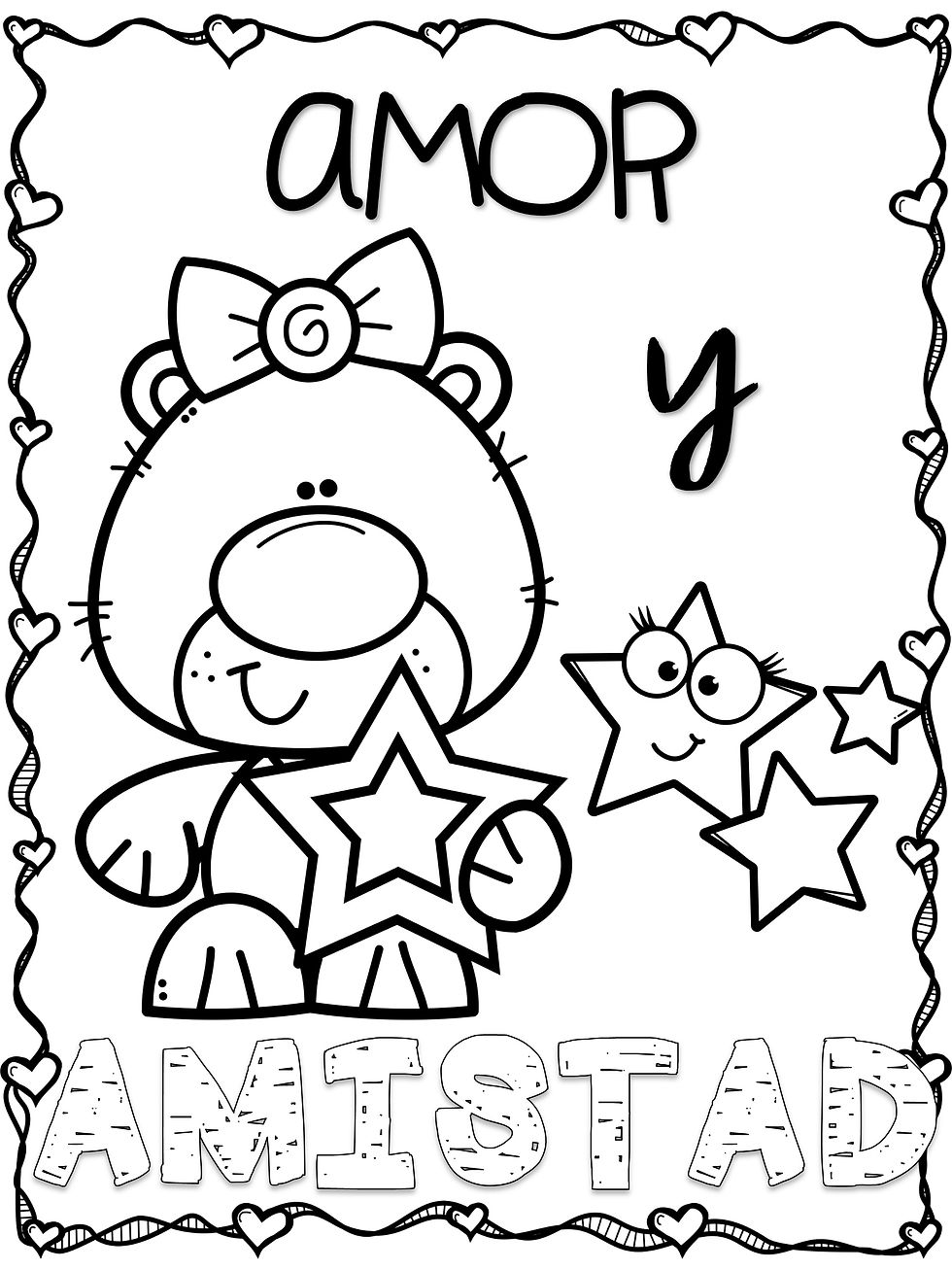 Spanish valentines day coloring pages dãa de san valentãn sratatiana