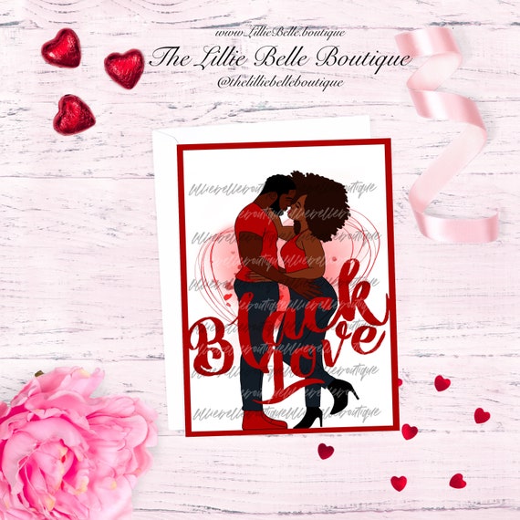 Juntos para siempre negro amor afroamericano tarjeta de felicitaciãn feliz tarjeta del dãa de san valentãn tarjeta feliz aniversario tarjeta
