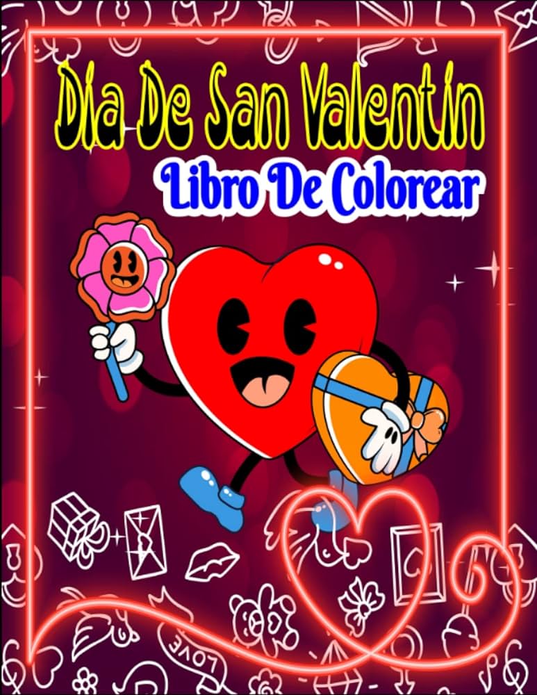 Dãa de san valentãn libro de colorear pãginas para colorear ãºnicas una colecciãn de pãginas