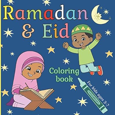 Ramadan eid coloring book for kids ages