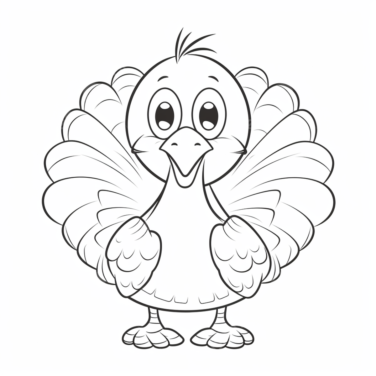 Simple turkey outline png transparent images free download vector files