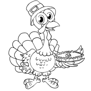 Turkey coloring pages printable for free download