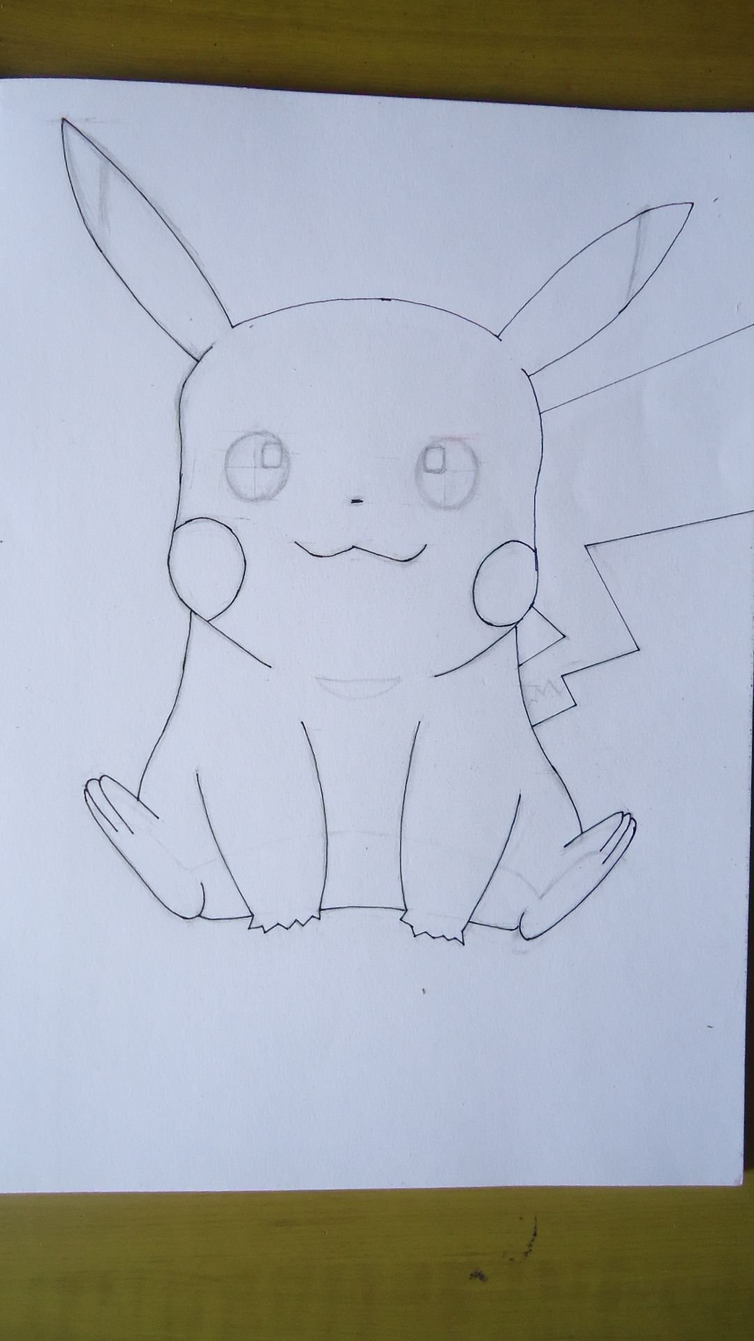 Engesp drawing and coloring pikachu dibujando y coloreando a pikachu