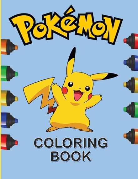 Official pokemon creative colouring book for kids all age pokãmon like pikachu by andryeen lawis
