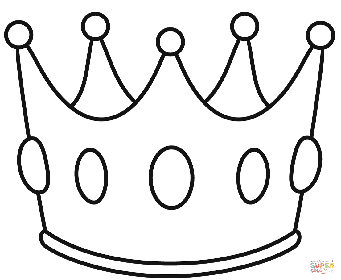 Queen crown coloring page free printable coloring pages