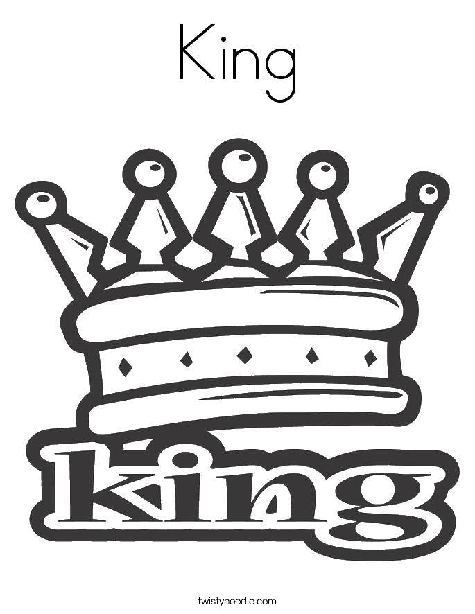 Online coloring pages queen coloring king the queen