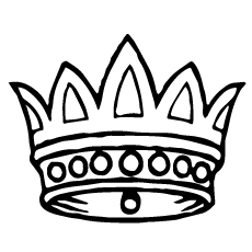 Top free printable crown coloring pages online