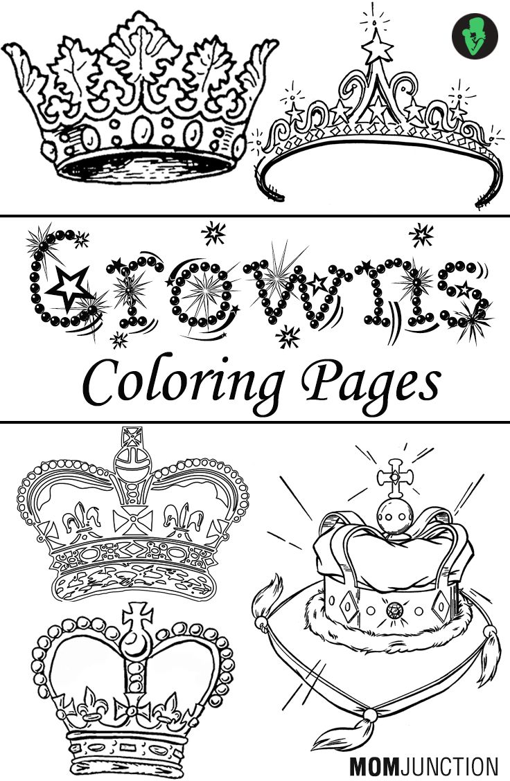 Top free printable crown coloring pages online coloring pages royal craft adult coloring book pages