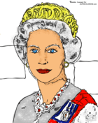 Queen elizabeth by andy warhol gallery super coloring