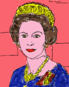 Queen elizabeth by andy warhol gallery super coloring