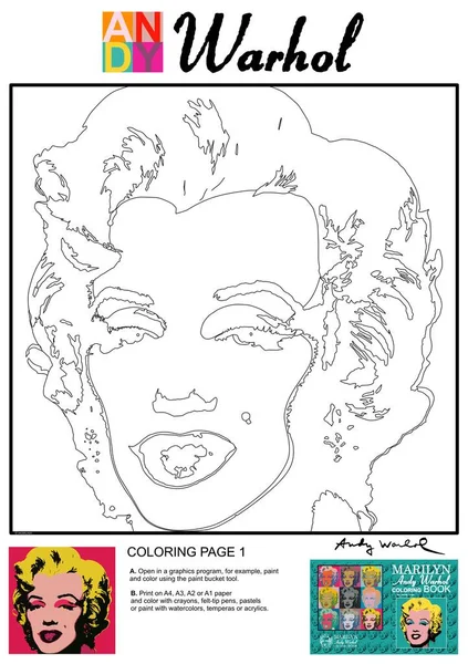 Andy warhol marilyn vector eps stock vector by leonardo