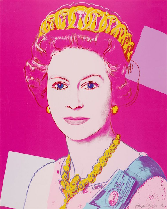Queen elizabeth ii by andy warhol for sale guy hepner