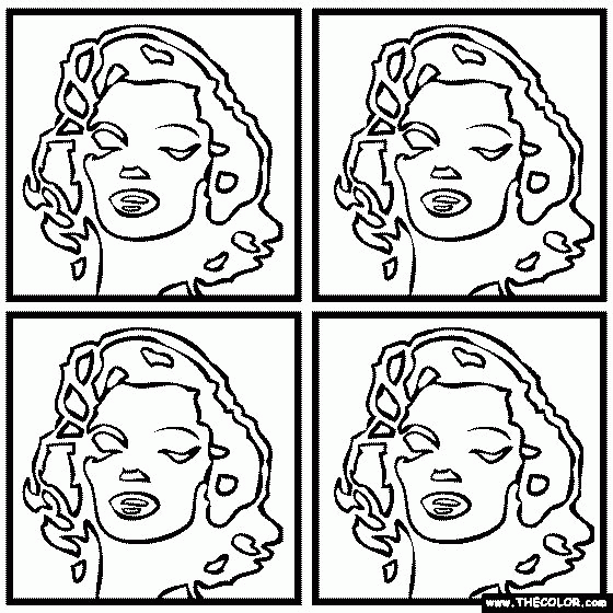 Andy warhol coloring pages free printable pages featuring iconic pop art designs