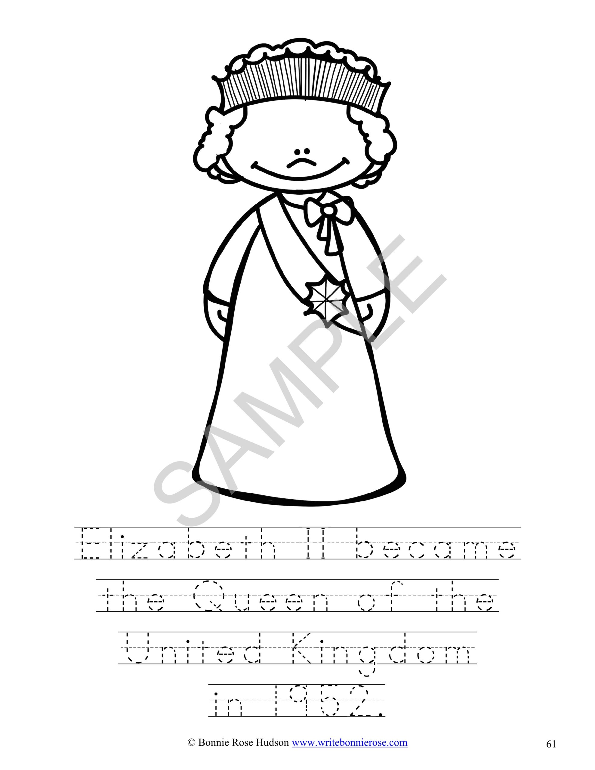 Womens history coloring book