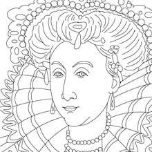 Queen elizabeth ii coloring pages
