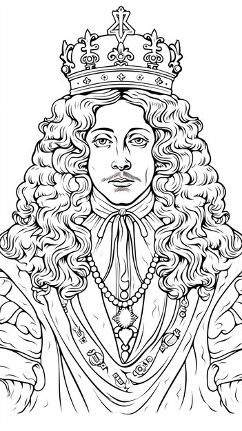 Page queen coloring images