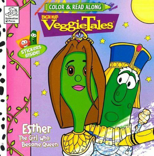 Veggietales esther the girl who became queen coloring books at retro reprints