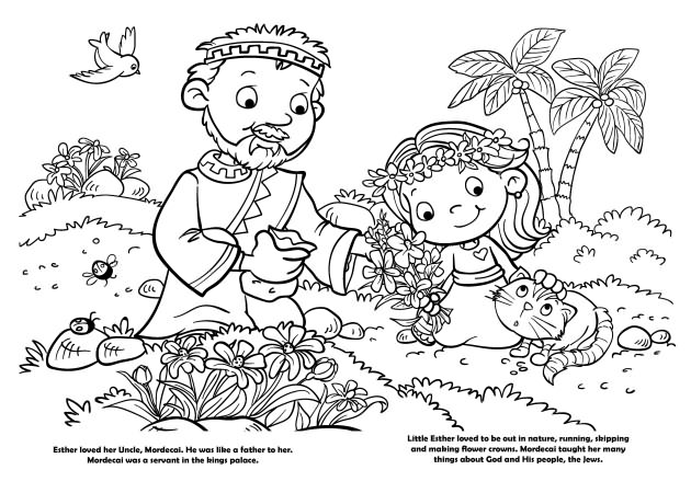 Esther coloring book