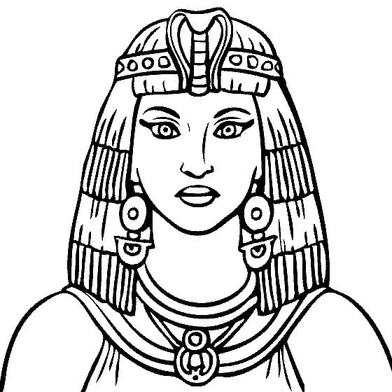 Sphinx and pyramid of giza in egypt coloring page