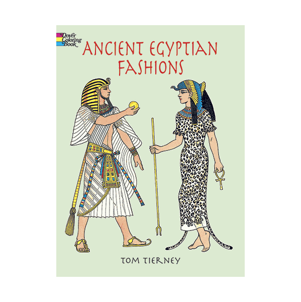 Ancient egyptian fashions coloring book