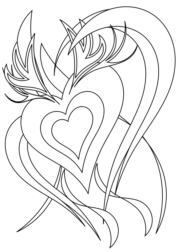 Queen of hearts drawing for coloring page free printable nurieworld