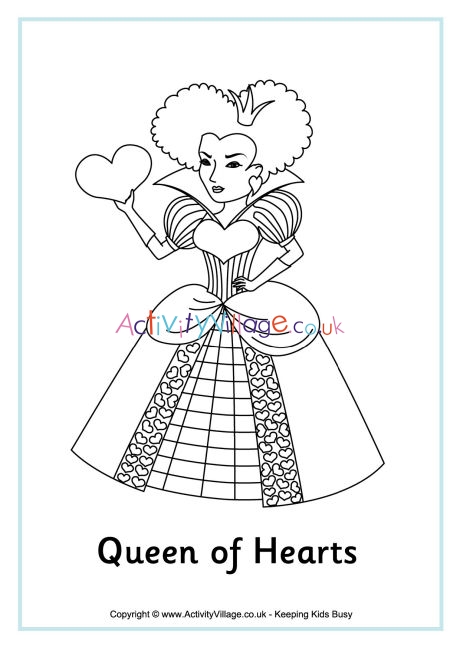 Queen of hearts louring page