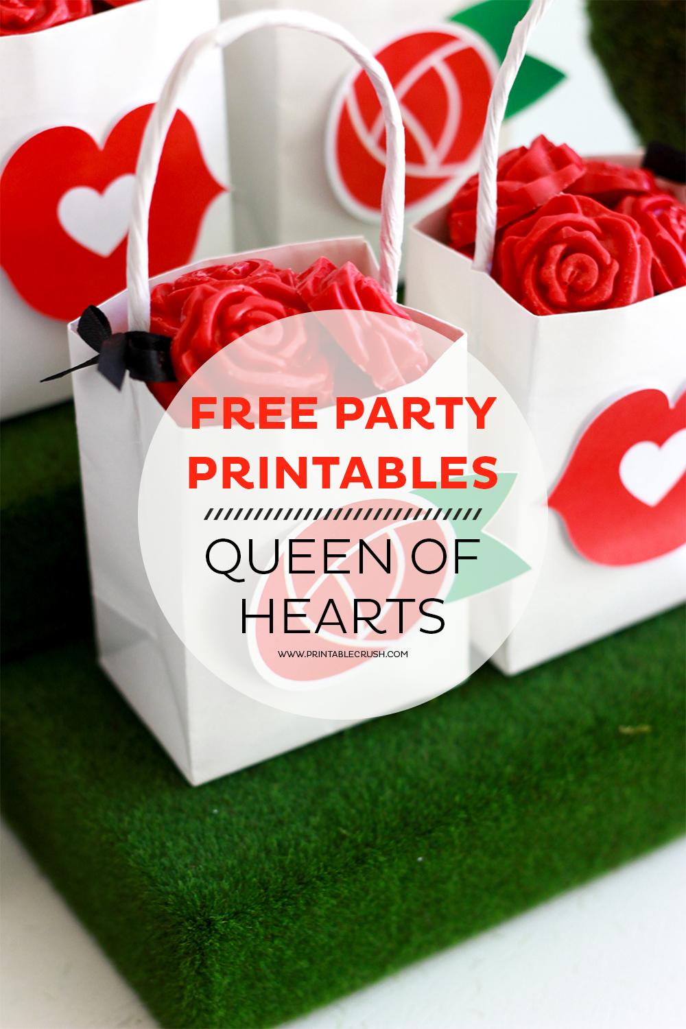 Free queen of hearts party printables