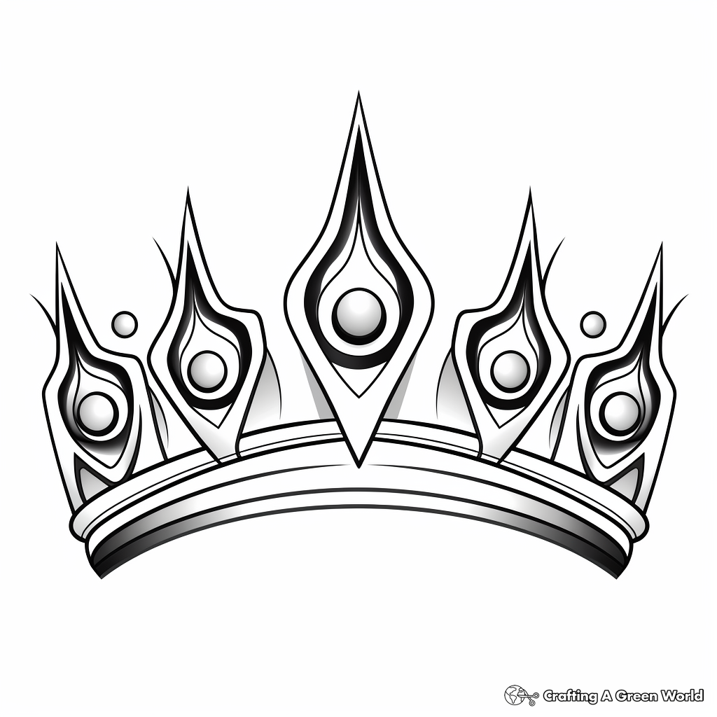 Tiara coloring pages