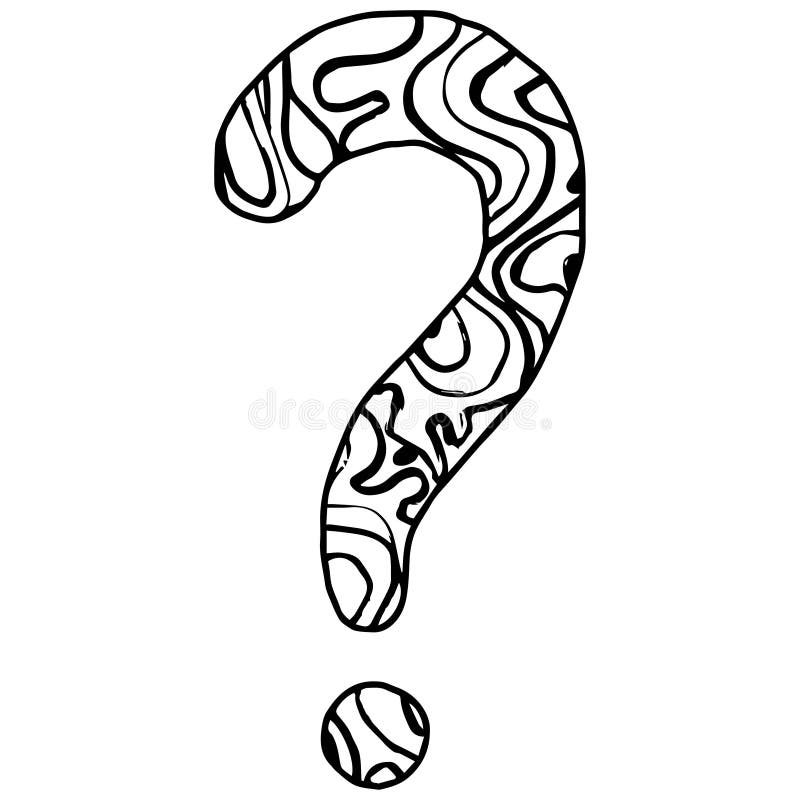 Question mark coloring stock illustrations â question mark coloring stock illustrations vectors clipart