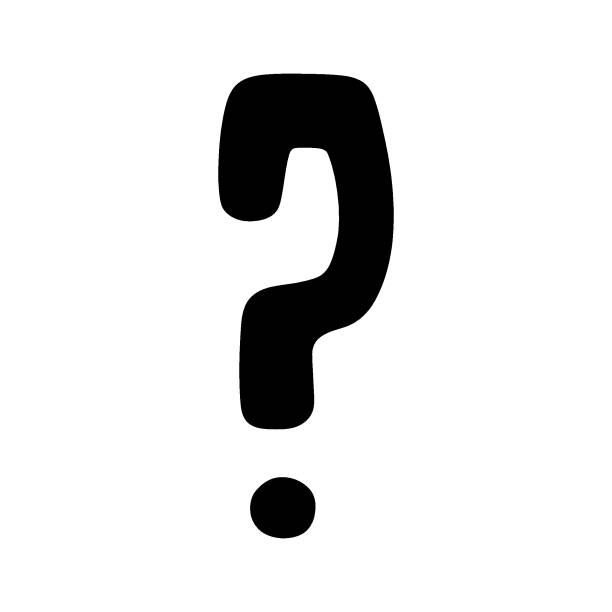 Question mark sticker silhouette stock photos pictures royalty