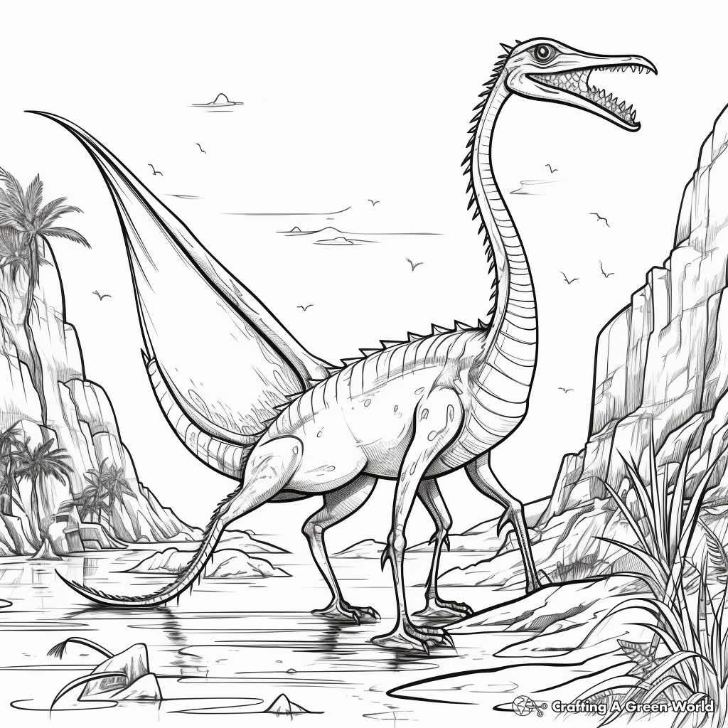 Quetzalcoatlus coloring pages